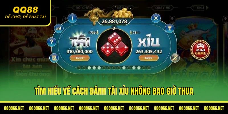 Tìm hiểu về cách đánh tài xỉu không bao giờ thua