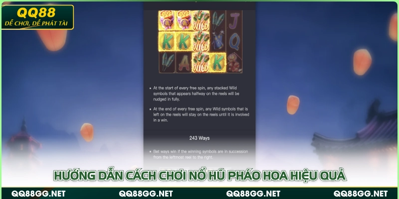Hướng dẫn cách chơi nổ hũ pháo hoa hiệu quả